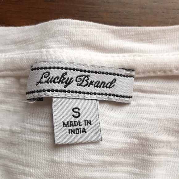 NWOT Lucky brand sleeveless white tunic - Picture 2 of 6